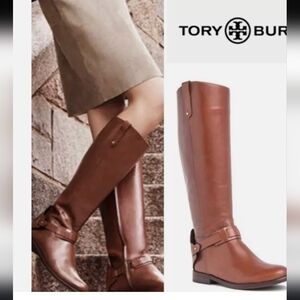 Tory Burch Brown Leather Boots